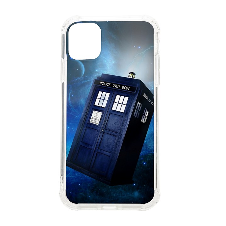 Tardis Doctor Who Space Blue iPhone 11 TPU UV Print Case