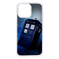 Tardis Doctor Who Space Blue Iphone 14 Pro Max Tpu Uv Print Case by Cendanart