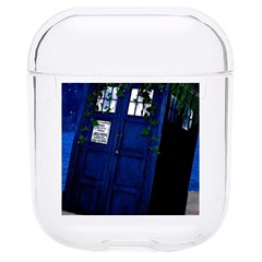 Stuck Tardis Beach Doctor Who Police Box Sci-fi Hard Pc Airpods 1/2 Case by Cendanart