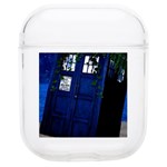 Stuck Tardis Beach Doctor Who Police Box Sci-fi Soft TPU AirPods 1/2 Case Front