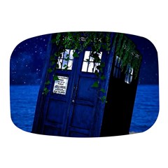 Stuck Tardis Beach Doctor Who Police Box Sci-fi Mini Square Pill Box by Cendanart