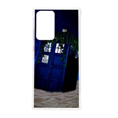 Stuck Tardis Beach Doctor Who Police Box Sci-fi Samsung Galaxy Note 20 Ultra Tpu Uv Case by Cendanart