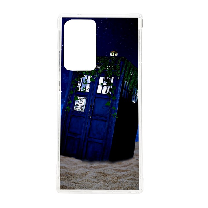 Stuck Tardis Beach Doctor Who Police Box Sci-fi Samsung Galaxy Note 20 Ultra TPU UV Case