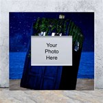 Stuck Tardis Beach Doctor Who Police Box Sci-fi White Wall Photo Frame 5  x 7  Front