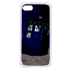 Stuck Tardis Beach Doctor Who Police Box Sci-fi Iphone Se by Cendanart