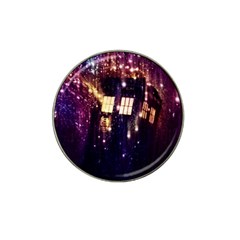 Tardis Regeneration Art Doctor Who Paint Purple Sci Fi Space Star Time Machine Hat Clip Ball Marker (4 Pack) by Cendanart