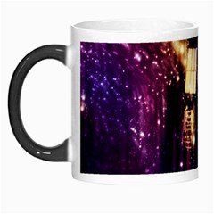 Tardis Regeneration Art Doctor Who Paint Purple Sci Fi Space Star Time Machine Morph Mug by Cendanart