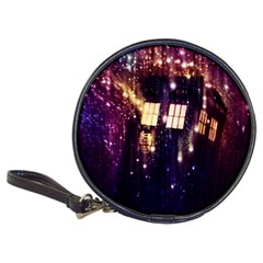 Tardis Regeneration Art Doctor Who Paint Purple Sci Fi Space Star Time Machine Classic 20-cd Wallets by Cendanart