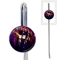 Tardis Regeneration Art Doctor Who Paint Purple Sci Fi Space Star Time Machine Book Mark