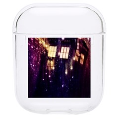 Tardis Regeneration Art Doctor Who Paint Purple Sci Fi Space Star Time Machine Hard Pc Airpods 1/2 Case by Cendanart