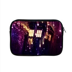 Tardis Regeneration Art Doctor Who Paint Purple Sci Fi Space Star Time Machine Apple Macbook Pro 15  Zipper Case by Cendanart