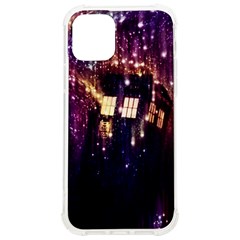 Tardis Regeneration Art Doctor Who Paint Purple Sci Fi Space Star Time Machine Iphone 12/12 Pro Tpu Uv Print Case by Cendanart