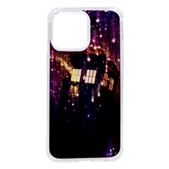 Tardis Regeneration Art Doctor Who Paint Purple Sci Fi Space Star Time Machine Iphone 14 Pro Max Tpu Uv Print Case by Cendanart