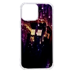 Tardis Regeneration Art Doctor Who Paint Purple Sci Fi Space Star Time Machine Iphone 13 Pro Max Tpu Uv Print Case by Cendanart