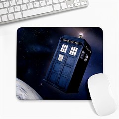 Tardis Doctor Who Planet Large Mousepad by Cendanart