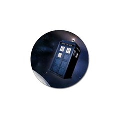 Tardis Doctor Who Planet Golf Ball Marker by Cendanart