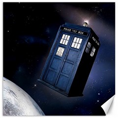 Tardis Doctor Who Planet Canvas 20  X 20  by Cendanart