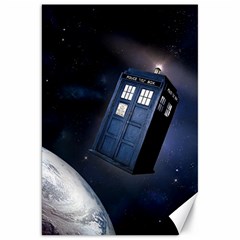 Tardis Doctor Who Planet Canvas 20  X 30  by Cendanart