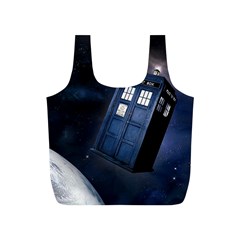 Tardis Doctor Who Planet Full Print Recycle Bag (s) by Cendanart