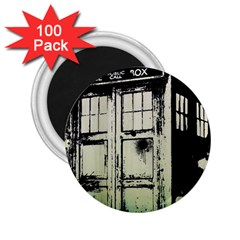 Doctor Who Tardis 2 25  Magnets (100 Pack)  by Cendanart