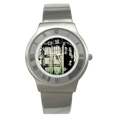 Doctor Who Tardis Stainless Steel Watch by Cendanart