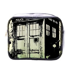 Doctor Who Tardis Mini Toiletries Bag (one Side) by Cendanart