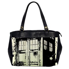 Doctor Who Tardis Oversize Office Handbag (2 Sides) by Cendanart