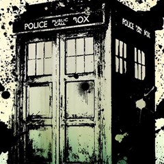 Doctor Who Tardis Play Mat (square) by Cendanart