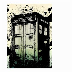 Doctor Who Tardis Small Garden Flag (two Sides) by Cendanart