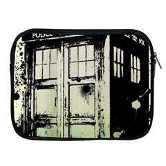 Doctor Who Tardis Apple Ipad 2/3/4 Zipper Cases by Cendanart