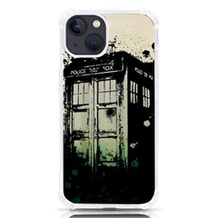 Doctor Who Tardis Iphone 13 Tpu Uv Print Case by Cendanart