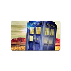 Tardis Wilderness Doctor Who Magnet (name Card) by Cendanart