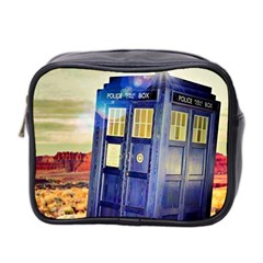 Tardis Wilderness Doctor Who Mini Toiletries Bag (two Sides) by Cendanart