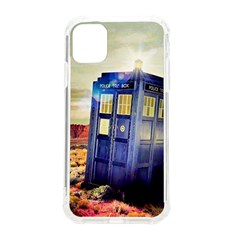 Tardis Wilderness Doctor Who Iphone 11 Tpu Uv Print Case by Cendanart