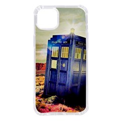 Tardis Wilderness Doctor Who Iphone 14 Plus Tpu Uv Print Case by Cendanart