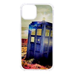 Tardis Wilderness Doctor Who Iphone 13 Tpu Uv Print Case by Cendanart