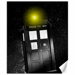 Doctor Who Space Tardis Canvas 20  X 24  by Cendanart