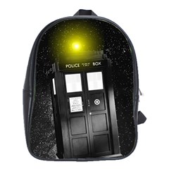 Doctor Who Space Tardis School Bag (xl) by Cendanart