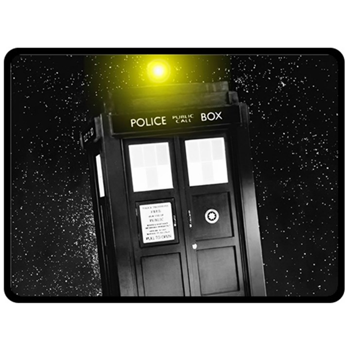 Doctor Who Space Tardis Two Sides Fleece Blanket (Large)