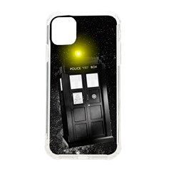 Doctor Who Space Tardis Iphone 11 Tpu Uv Print Case by Cendanart