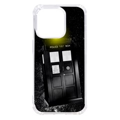 Doctor Who Space Tardis Iphone 14 Pro Tpu Uv Print Case by Cendanart