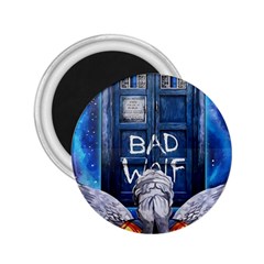 Doctor Who Adventure Bad Wolf Tardis 2 25  Magnets by Cendanart