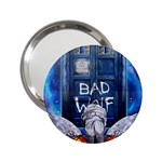 Doctor Who Adventure Bad Wolf Tardis 2.25  Handbag Mirrors Front