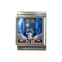 Doctor Who Adventure Bad Wolf Tardis Italian Charm (13mm) by Cendanart