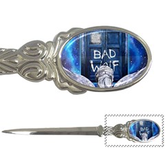 Doctor Who Adventure Bad Wolf Tardis Letter Opener by Cendanart