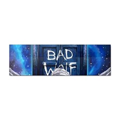 Doctor Who Adventure Bad Wolf Tardis Sticker (bumper) by Cendanart