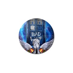 Doctor Who Adventure Bad Wolf Tardis Golf Ball Marker (4 Pack) by Cendanart