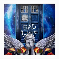 Doctor Who Adventure Bad Wolf Tardis Medium Glasses Cloth (2 Sides) by Cendanart