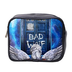 Doctor Who Adventure Bad Wolf Tardis Mini Toiletries Bag (two Sides) by Cendanart