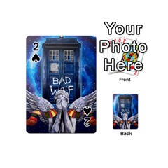 Doctor Who Adventure Bad Wolf Tardis Playing Cards 54 Designs (mini) by Cendanart